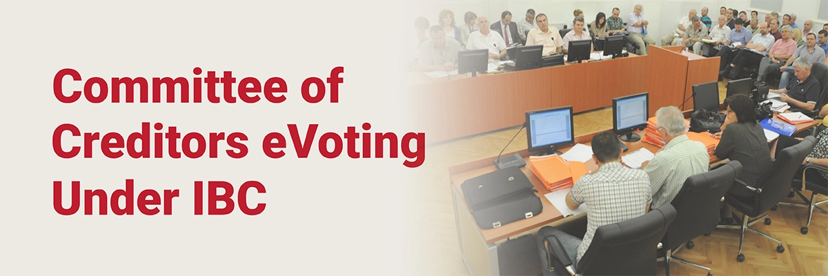 eVoting for Committee of Creditors under IBC - Right2Vote