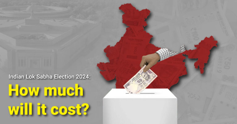 How much India spends on a Lok Sabha election?